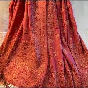 New Large Dusty pink shawl/scarf in a cotton blend.